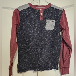 First Wave Long Sleeve Multicolor Shirt Kids Sz 10/12